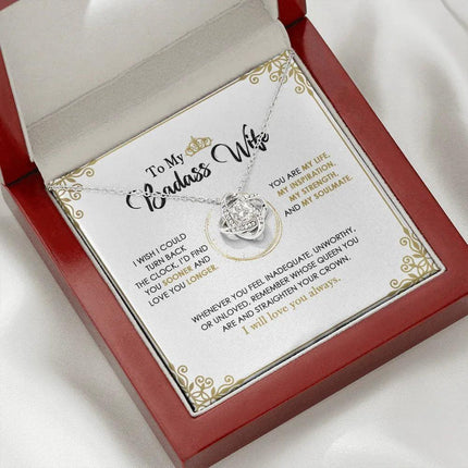 To My Badass Wife - You Are My Life - Necklace SO145V - Charming Present