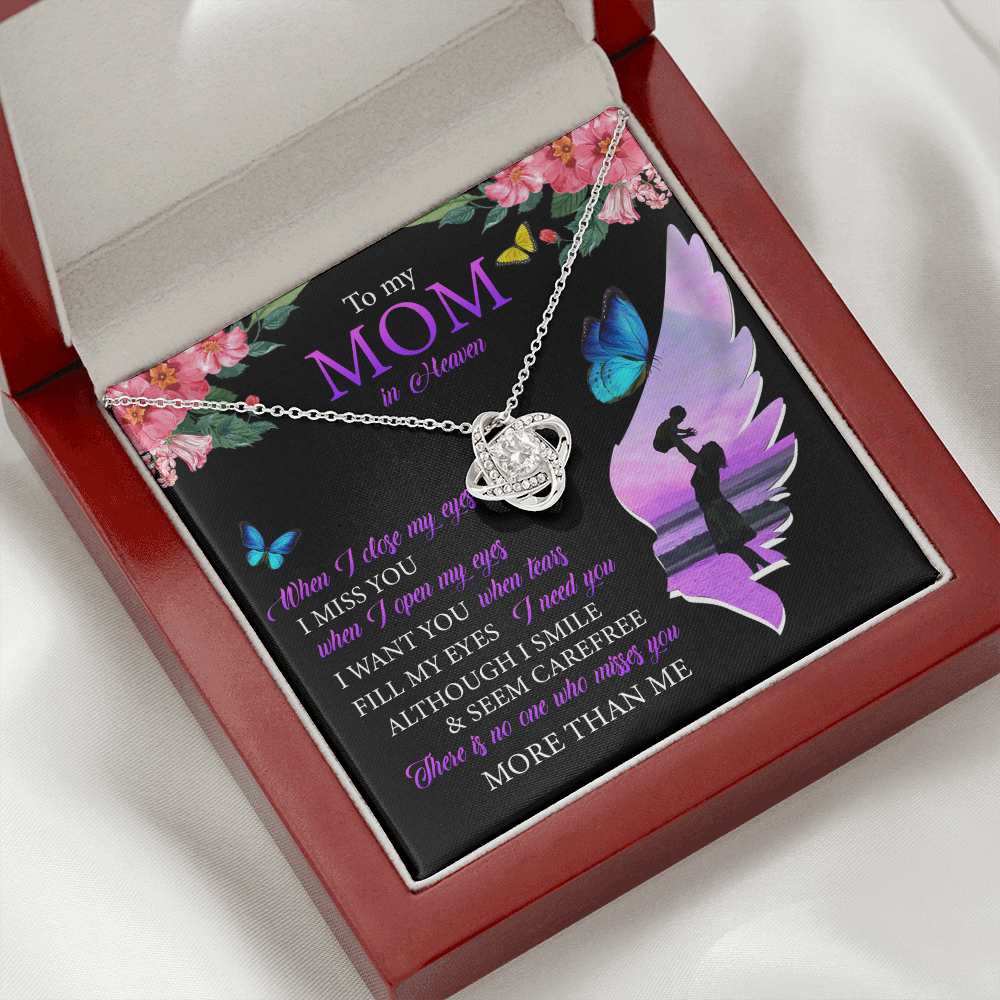 To My Mom In Heaven - I Miss You - Necklace SO91T