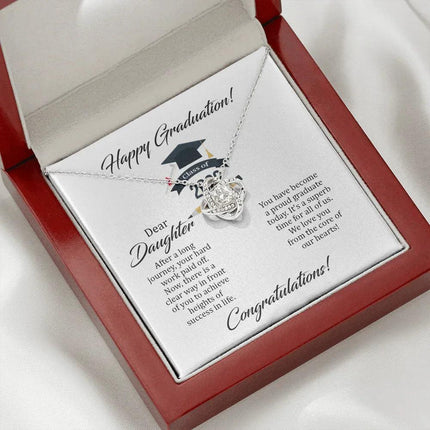 To My Daughter - Happy Graduation - Necklace SO110T - Charming Present