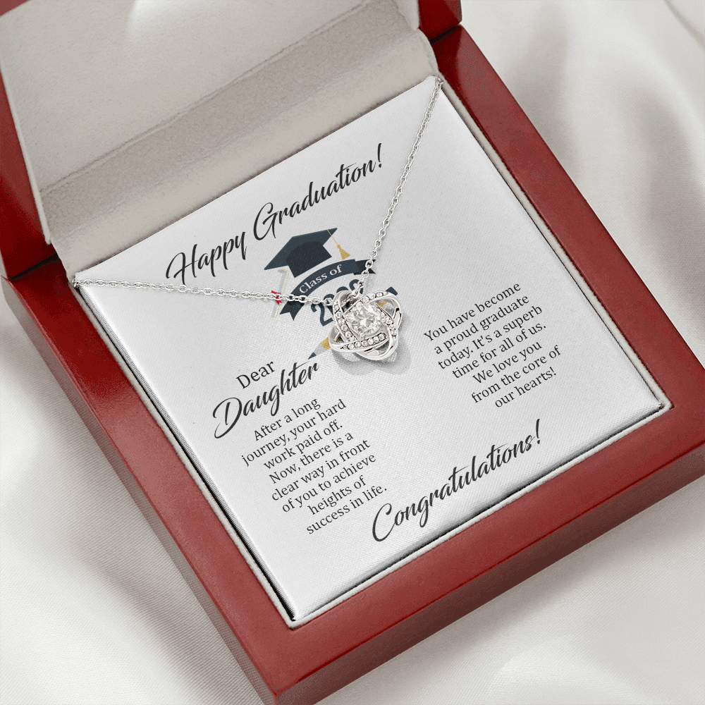 To My Daughter - Happy Graduation - Necklace SO110T