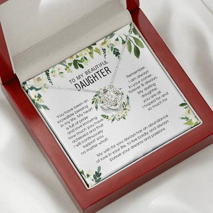 To My Beautiful Daughter - You're An Incredible Blessing - Necklace SO148V - Charming Present
