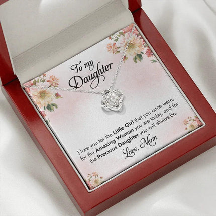 To My Daughter - I Love You For The Little Girl - Necklace SO83 - Charming Present
