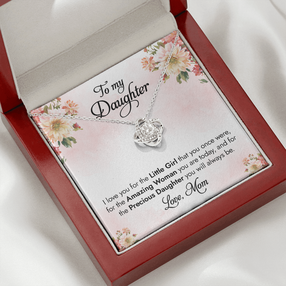 To My Daughter - I Love You For The Little Girl - Necklace SO83