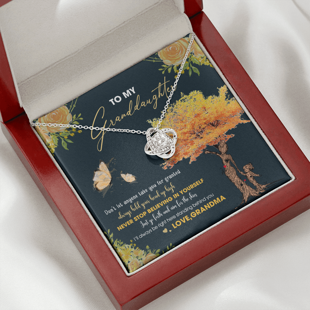 To My Granddaughter - Always Hold Your Head Up High - Necklace DR13