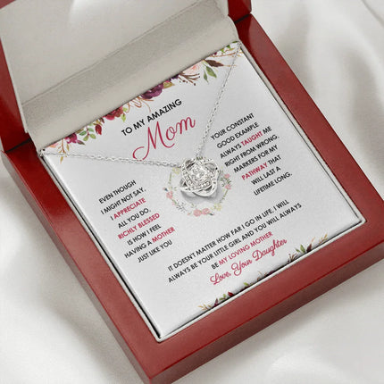 To My Mother - You Will Always Be My Loving Mother - Necklace SO58V - Charming Present