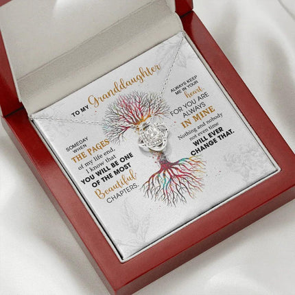 To My Granddaughter - You Are Always In Mine - Necklace DR11 - Charming Present