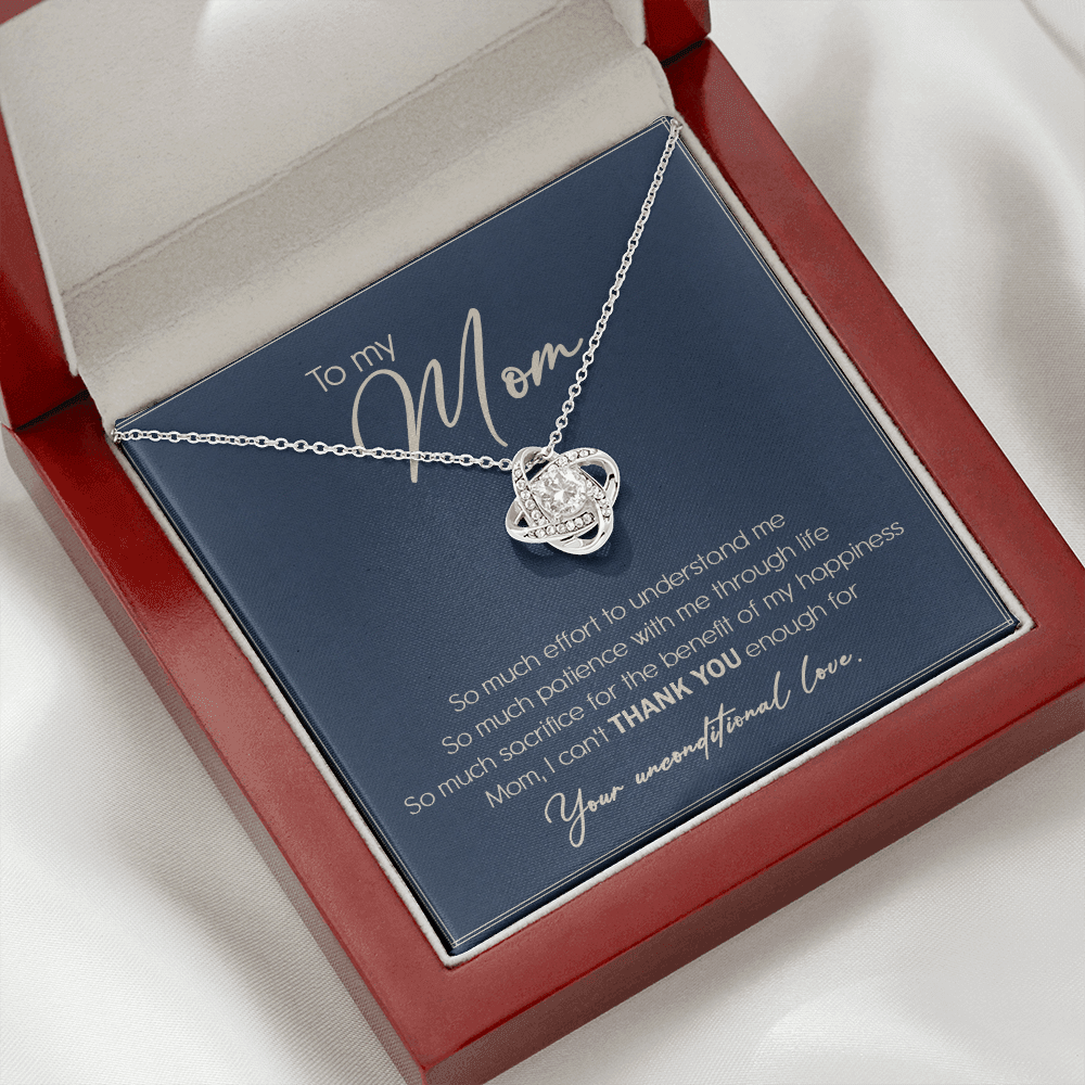 To My Mom I Can't Thank You Enough Necklace SO10T