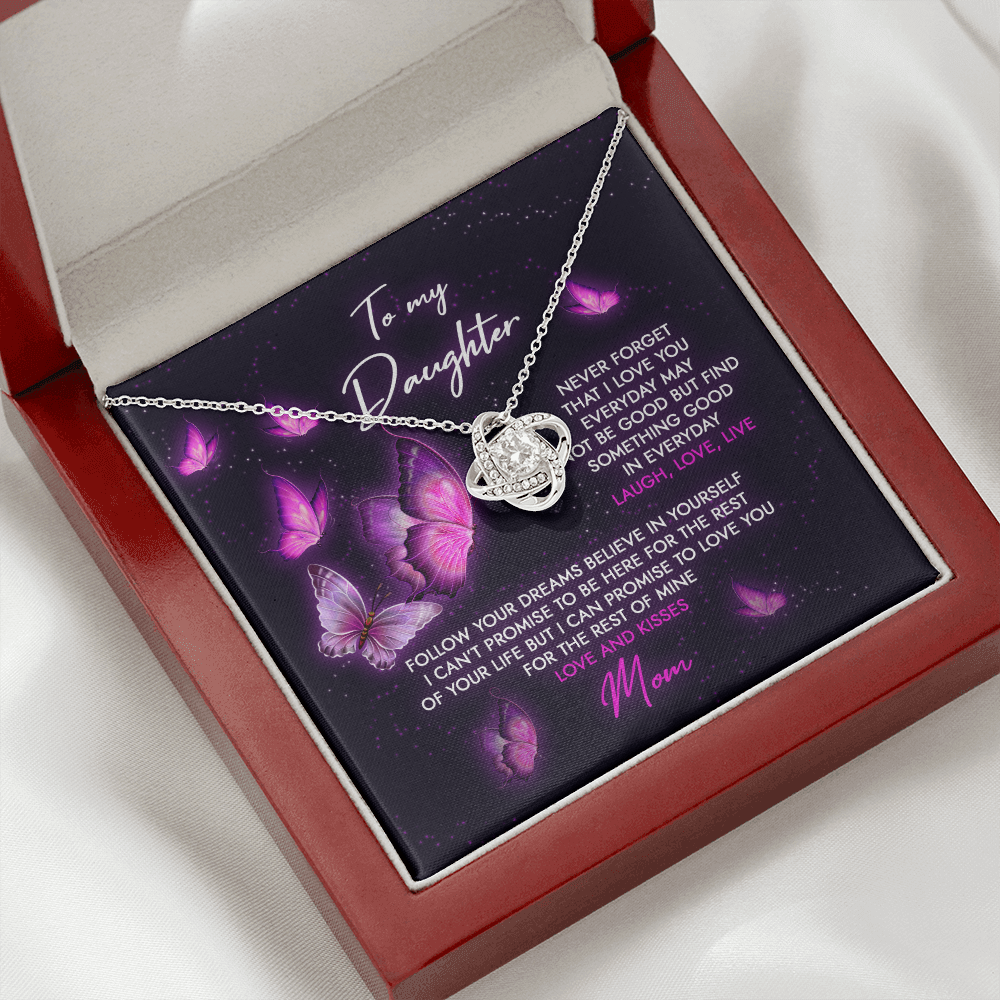 To My Daughter - Never Forget That I Love You - Necklace SO69