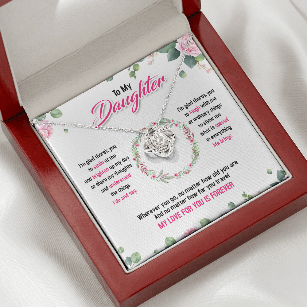 To My Daughter My Love For You Is Forever - Necklace SO37T