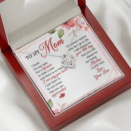 To My Mom - Always Be Your Little Boy - Necklace SO06V - Charming Present