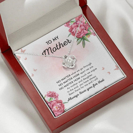To My Mom I Will Always Love You - Necklace SO79 - Charming Present