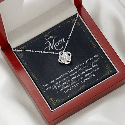To My Mom Thank You For Your Unconditional Love - Necklace SO90 - Charming Present