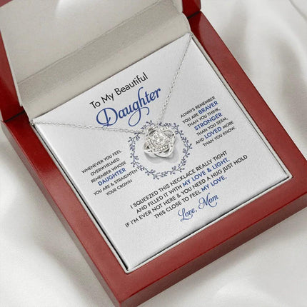 To My Beautiful Daughter - Always Remember - Necklace SO67 - Charming Present