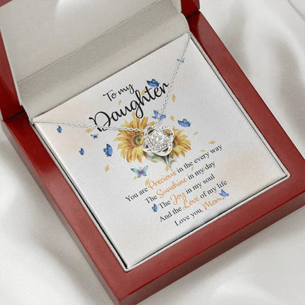 To My Daughter You're The Love Of My Life Necklace SO70 - Charming Present