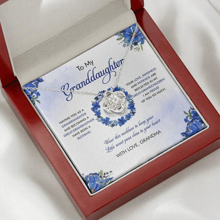 To My Granddaughter - I Am Proud Of You So Much - Necklace SO97 - Charming Present