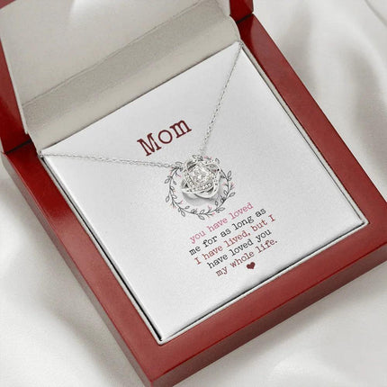 Dear Mom - Loved You My Whole Life - Necklace SO88V - Charming Present