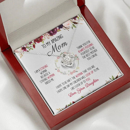 To My Amazing Mom - You're The Best Mom Ever - Necklace SO51V - Charming Present