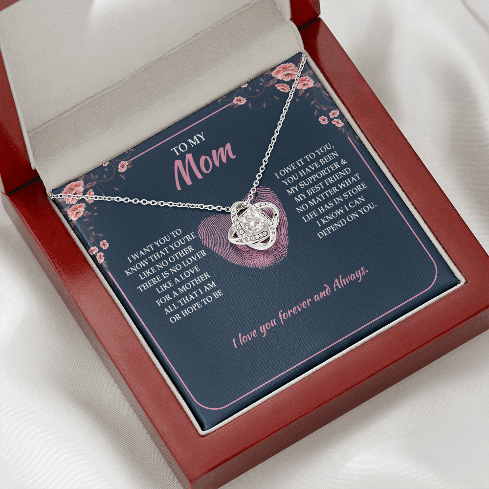 To My Mom - Thank You For Guiding Me Through All Of This - Necklace SO125V
