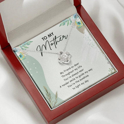 To My Mom You're The Sun Shine To Light My Day - Necklace SO20V - Charming Present
