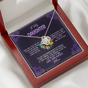 To My Daughter - Never Forget That I Love You - Hippie Necklace SO114T