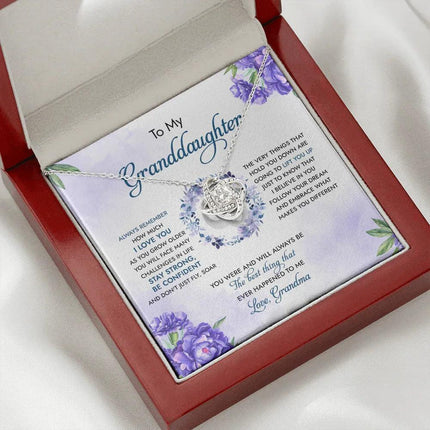 To My Granddaughter You Were And Will Always Be The Best Thing - Necklace SO92 - Charming Present