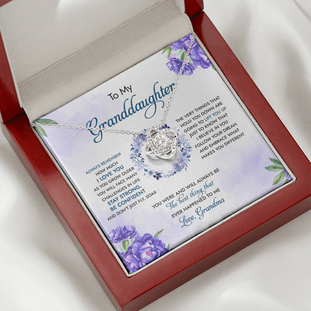 To My Granddaughter You Were And Will Always Be The Best Thing - Necklace SO92