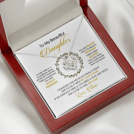 To My Beautiful Daughter - You Mean To Me - Necklace SO143V - Charming Present