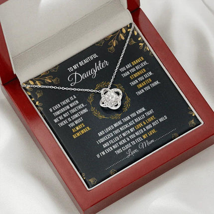 To My Beautiful Daughter - You Are Braver Than You Believe - Necklace SO40V - Charming Present