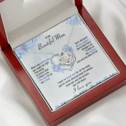 To My Mom I Just Want To Say Thank You - Necklace SO46T - Charming Present