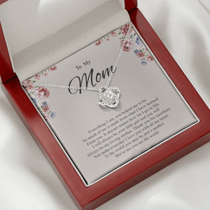 To My Mom You Are The World To Me Necklace SO81