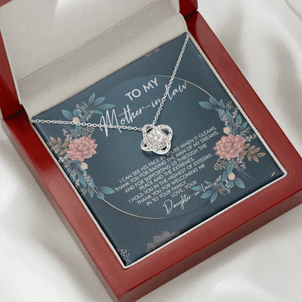 To My Mother In Law - Thank You So Much - Necklace SO37 - Charming Present