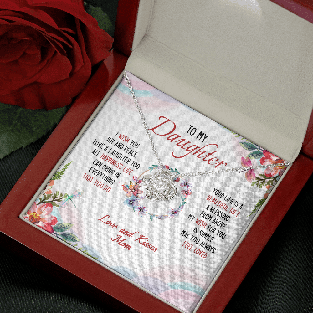 To My Daughter May You Always Feel Loved - Necklace SO34V