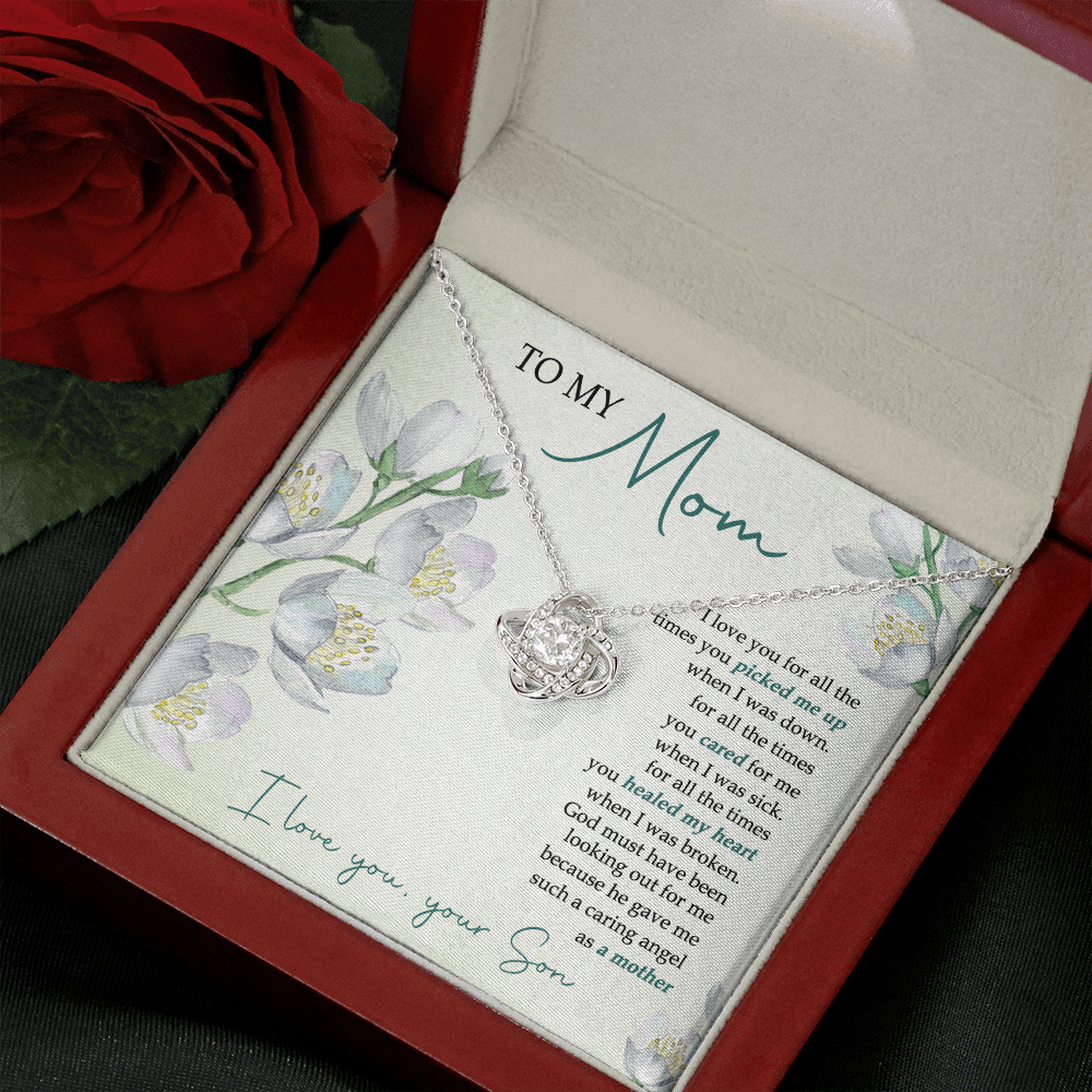 To My Mom - You're My Caring Angel - Necklace SO53V