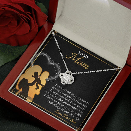 To My Mom - I Love You Forever And Always - Necklace SO119V - Charming Present