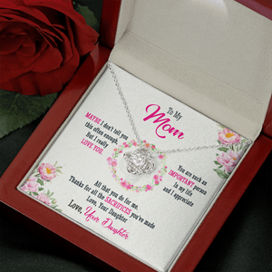 To My Mom - Thanks For All Your Sacrifices - Necklace SO39T