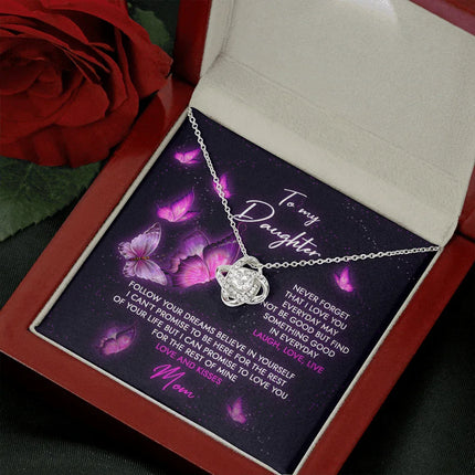 To My Daughter - Never Forget That I Love You - Necklace SO69 - Charming Present