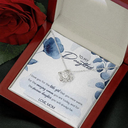 To My Daughter - I Love You For The Little Girl - Necklace SO01T - Charming Present