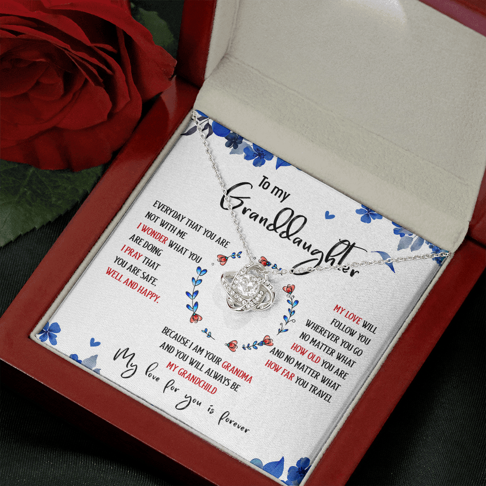 To My Granddaughter My Love For You Is Forever - Necklace SO35T