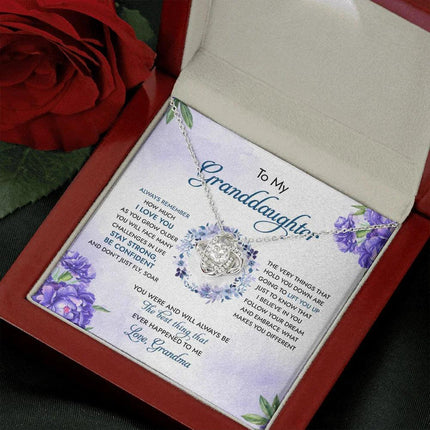 To My Granddaughter You Were And Will Always Be The Best Thing - Necklace SO92 - Charming Present