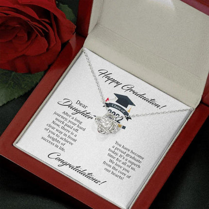 To My Daughter - Happy Graduation - Necklace SO110T - Charming Present