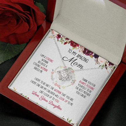 To My Amazing Mom - You're The Best Mom Ever - Necklace SO51V - Charming Present