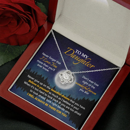 To My Daughter - Believe In Yourself As I Believe In You - Necklace SO77V - Charming Present