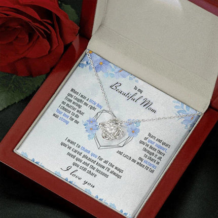 To My Mom I Just Want To Say Thank You - Necklace SO46T - Charming Present