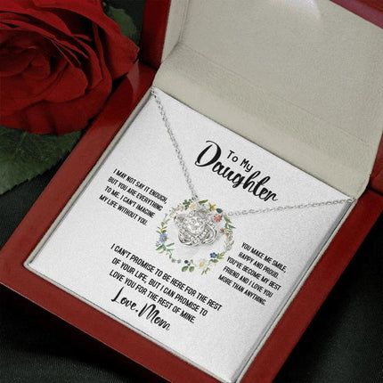 To My Daughter - Love You For The Rest Of Mine - Necklace SO141T - Charming Present
