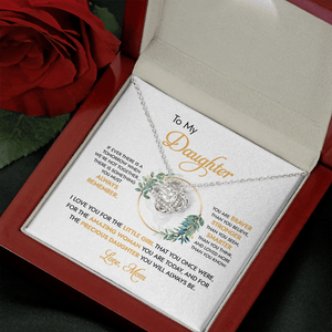 To My Daughter - I Love You For The Little Girl - Necklace DR05