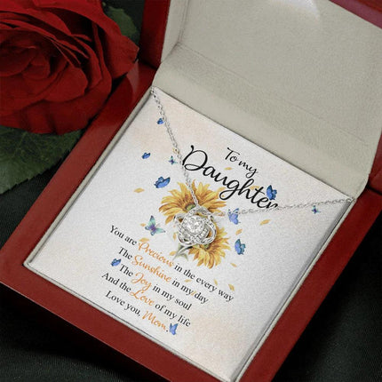 To My Daughter You're The Love Of My Life Necklace SO70 - Charming Present