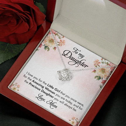 To My Daughter - I Love You For The Little Girl - Necklace SO83 - Charming Present