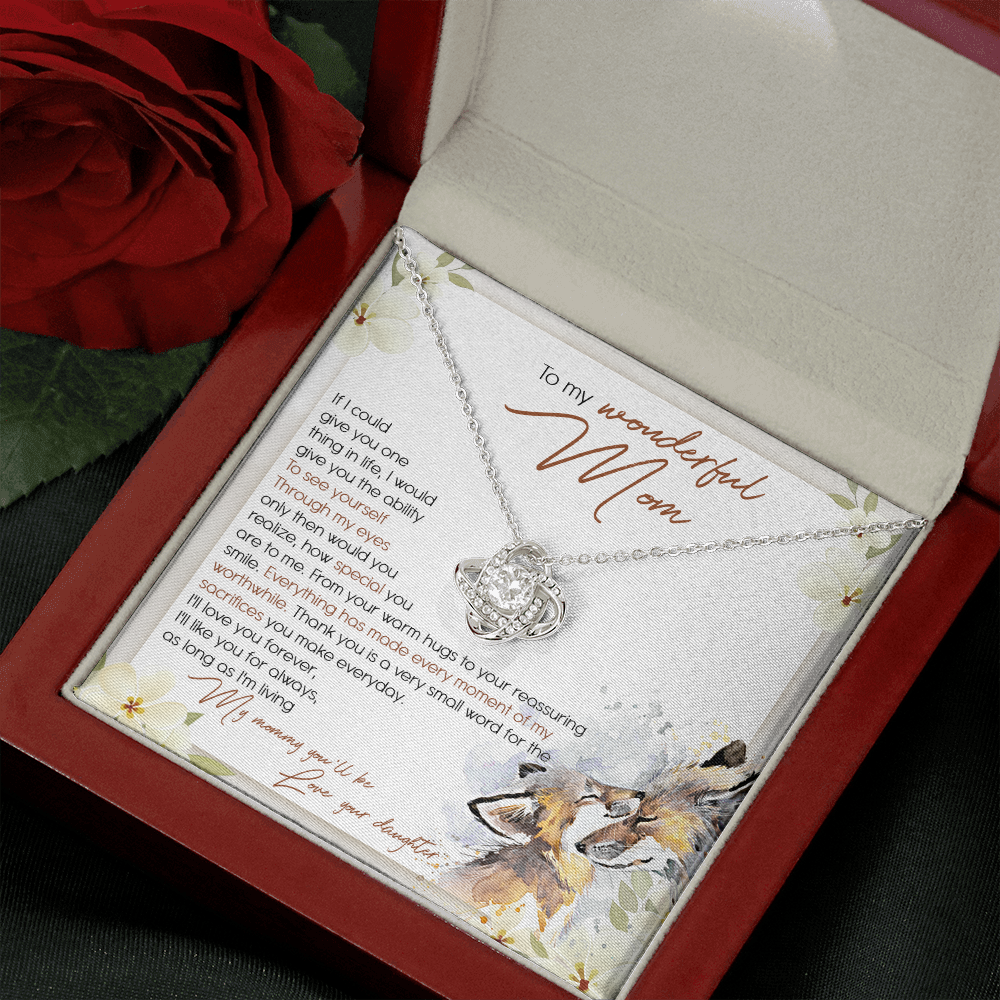 To My Wonderful Mom - I'll Love You Forever - Necklace SO50T