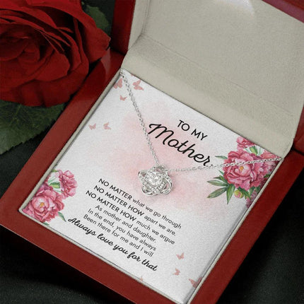 To My Mom I Will Always Love You - Necklace SO79 - Charming Present