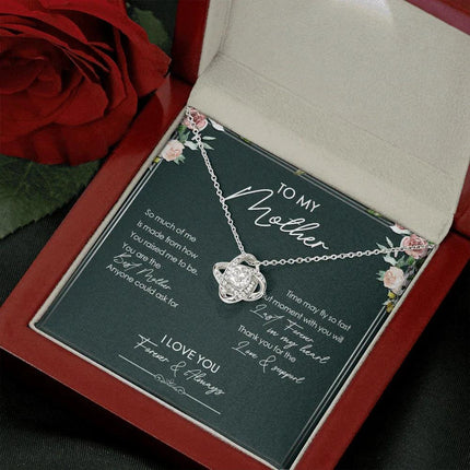 To My Mother - Thank You For Your Love And Support - Necklace SO13V - Charming Present